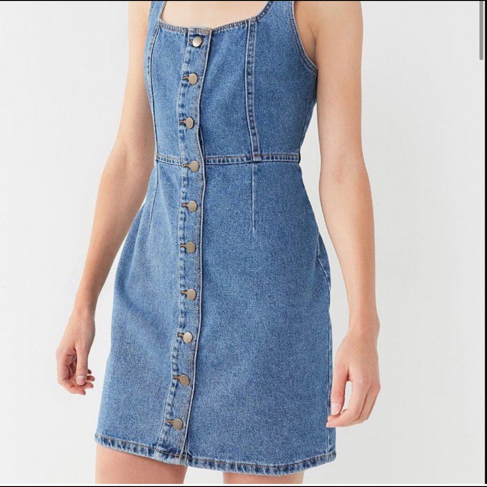 Urban Outfitter Button-Down Denim Dress - Picture 1 of 3